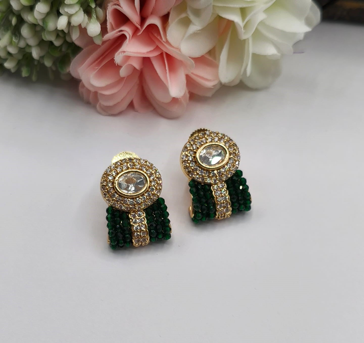 Emerald Elegance Studs