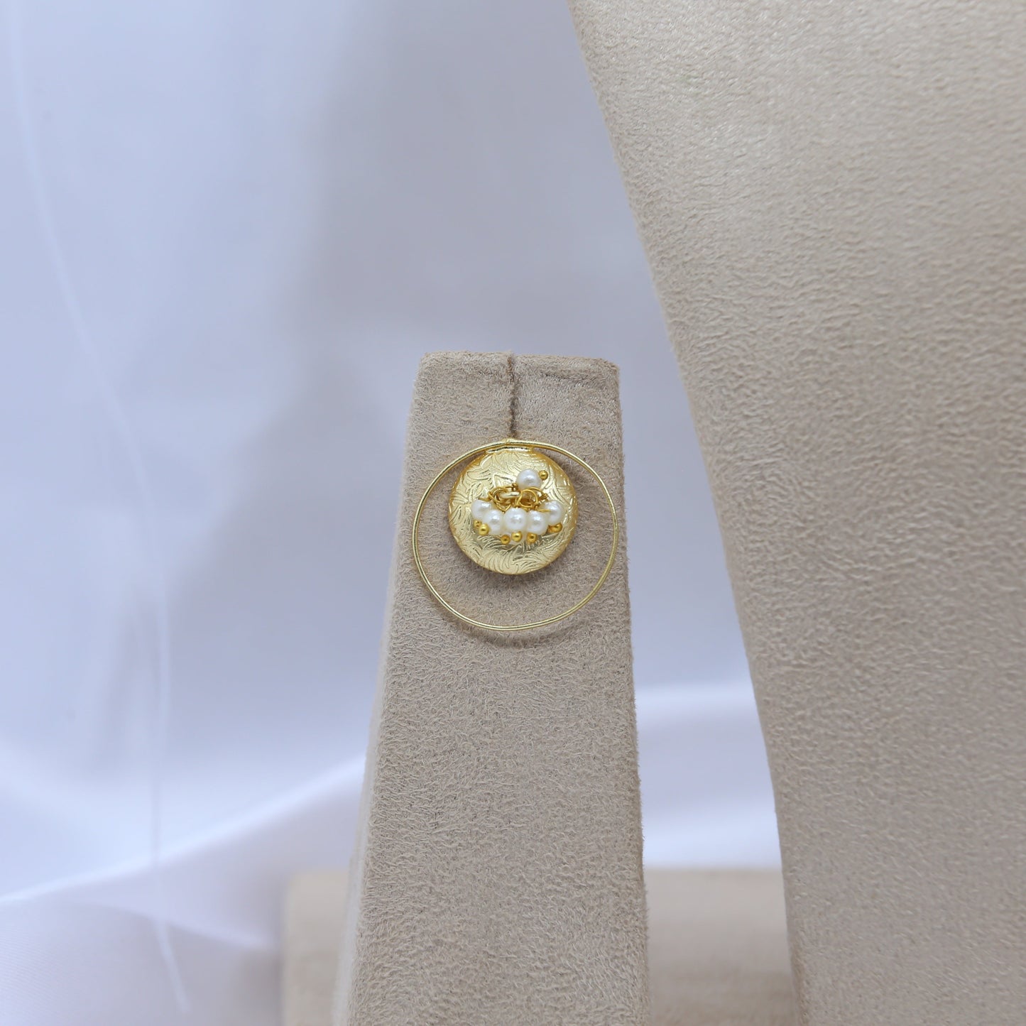 Gold Brass Premium & Elegant Kundan Set For Women