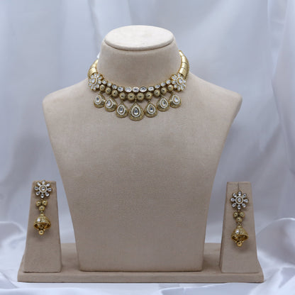 Original Kundan Necklace Set - Rajwadi Collection